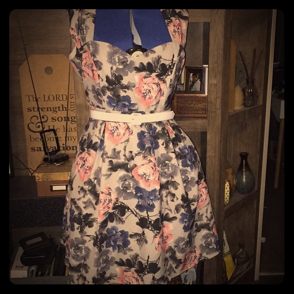 floral dress size 18